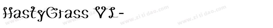 HastyGrass VL字体转换